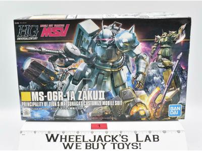 MS-06R-1A Zaku II #1 Customize Mobile Suit Gundam Bandai 2013 MISB