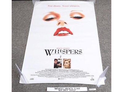 Whispers Victoria Tennant Dean Koontz Original 1990 Vintage Movie Poster 41 x 27