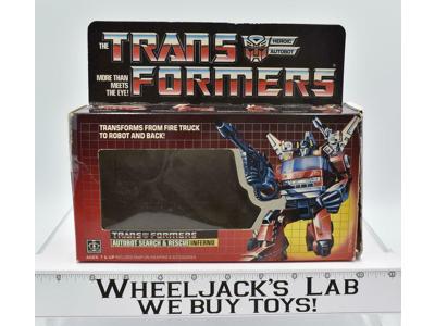 Inferno Box Only 1985 Action Figure Vintage Hasbro G1 Transformers