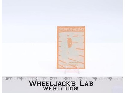 Omega Supreme Reflect In the Dark Iron On Patch G1 Transformers G11986 Hasbro