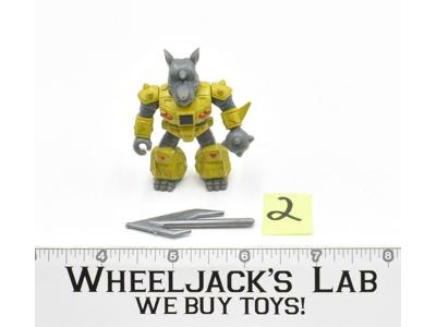 #9 Rocky Rhino #2 Battle Beasts 100% Complete Action Figure Hasbro Vintage 1986