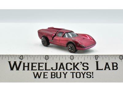 Ford MK IV Rose Hot Wheels 1968 Redline Mattel Vintage RL