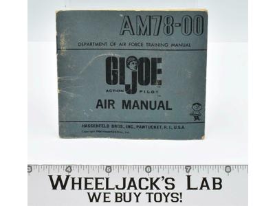 AM78-00 GI Joe Action Pilot Air Manual 1964 Hasbro Action ARAH Vintage