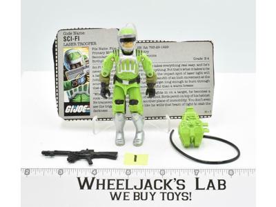 Sci-Fi #1 V1 100% Complete 1986 GI Joe Hasbro ARAH Vintage Action Figure