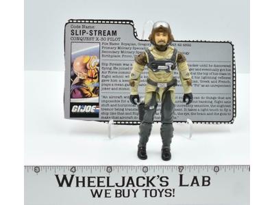 Slip Stream #1 V1 100% Complete 1986 GI Joe ARAH Hasbro Action Figure Vintage