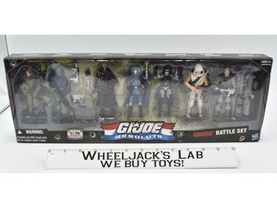 Cobra Battle Set Figure Pack G.I Joe Resolute 2010 Hasbro NEW SEALED MOSC