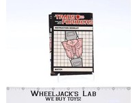 Time Warrior Watch Instructions Manual Booklet 1989 Hasbro G1 Transformers