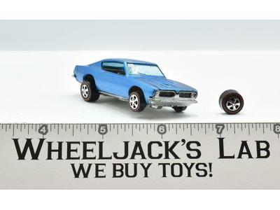 Custom Barracuda Blue Restored 1967 Redline Hot Wheels Mattel Vintage RL
