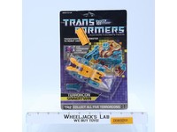 Sinnertwin 100% Complete W/CARDBACK & BUBBLE UNPUNCHED 1987 G1 Transformers