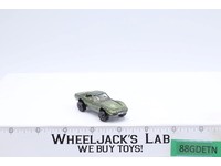 Custom Corvette Olive Green 1968 Mattel Redline Hot Wheels Vintage RL