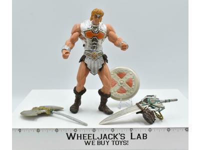He-Man Battle Armor Silver 200x Masters of the Universe 2002 Mattel Complete