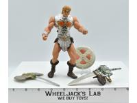 He-Man Battle Armor Silver 200x Masters of the Universe 2002 Mattel Complete