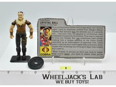 Crystal Ball #1 V1 100% Complete ARAH 1987 GI Joe Hasbro Vintage Action Figure