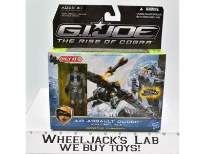 Air Assault Glider W/Capt Ace G.I Joe Rise of Cobra 2009 Hasbro NEW SEALED MISB