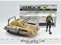 Armored Panther &amp; Sgt. Thunderblast G.I. Joe 2009 Action Figure Hasbro Vehicle