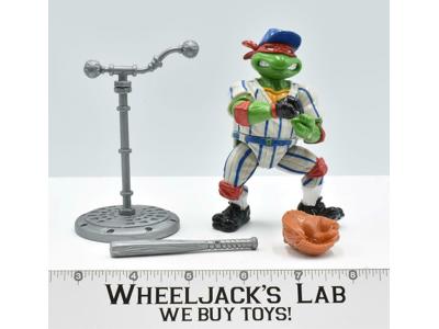 Grand Slammin' Raph TMNT 100% Teenage Mutant Ninja Turtles 1991 Playmates Figure