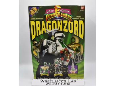 Dragonzord &amp; Green Ranger NEW MISB Mighty Morphin Power Rangers 1994 Bandai