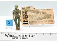 Clutch #2 V1 Straight Arm 100% Complete 1982 GI Joe ARAH Vintage Hasbro Figure