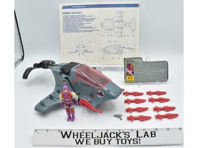 Cobra Sea Ray 100% Complete 1987 GI Joe Cobra Hasbro Action Figure Vehicle