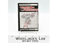 Perceptor Figure Instruction Manual Booklet 1985 G1 Transformers