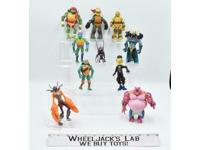 Lot of 10 Teenage Mutant Ninja Turtle Figures TMNT Playmates