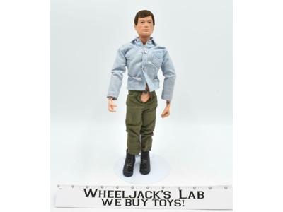 Man Of Action Brown Flocked Hair 12" GI Joe Vintage Action Figure Hasbro