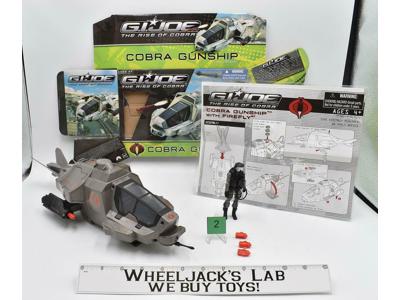 Cobra Gunship With Firefly #2 100% Complete G.I. Joe Action Figure 2009 Vehicle