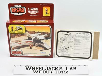 X-Wing Fighter Vehicle Star Wars Micro Collection 1982 Kenner BOX ONLY