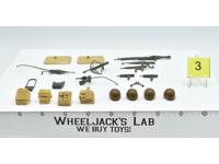 Lot Battle Gear Accessory 1 Set 3 1983 Weapons GI Joe Vintage Action Figure