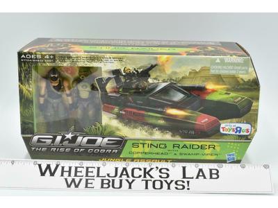 Sting Raider W/Copperhead &amp; Viper G.I Joe Rise of Cobra 2009 Hasbro SEALED MISB