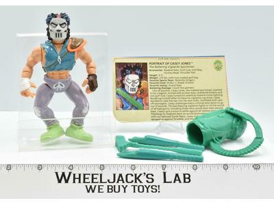 Casey Jones 100% Complete Teenage Mutant Ninja Turtles 1989 Playmates Figure