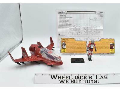 Firebat Jet &amp; A.V.A.C. 100% Complete Vehicle 2008 G.I. Joe Hasbro Action Figure