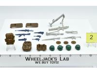 Lot Battle Gear Accessory 2 Set 2 1984 Weapons GI Joe Vintage Action Figure
