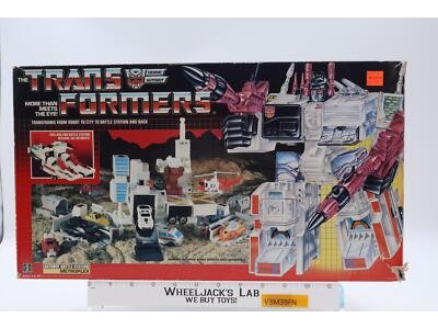 Metroplex RT W/BOX & INSERT 100% Complete 1985 Vintage G1 Transformers Figure
