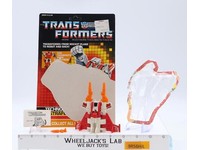 Strafe 100% Complete W/CARDBACK & BUBBLE 1987 G1 Transformers Vintage Figure