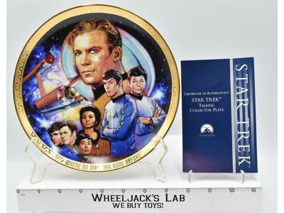 Talking Collector Plate Star Trek 1999 The Franklin Mint