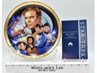 Talking Collector Plate Star Trek 1999 The Franklin Mint
