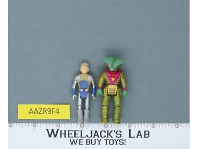 Fang & Mercury Dino Riders English Siso 1989 Tyco Vintage Action Figures