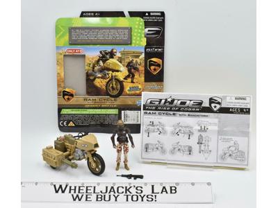 Ram Cycle With Sandstorm 100% Complete Action Figure G.I. Joe 2010 Hasbro