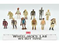 Lot of 12 #6 Star Wars 1980's Kenner Vintage Action Figures