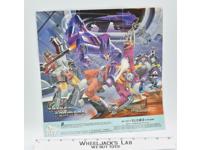 Superion Insert Poster Glow In The Dark 1986 G1 Transformers Vintage