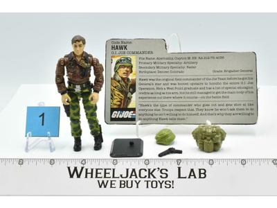 Hawk #1 V2 100% Complete 1986 GI Joe Hasbro ARAH Vintage Action Figure