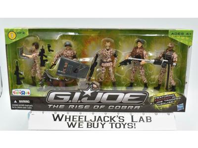 Toys R Us Exclusive 5 Figure Set G.I Joe Rise of Cobra 2009 Hasbro SEALED MISB