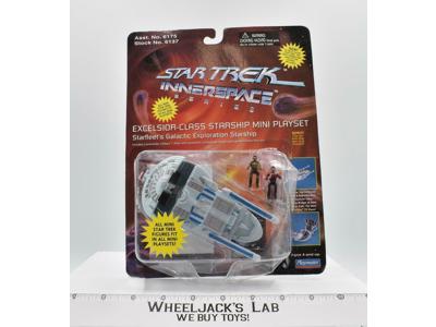 Excelsior Starship Mini Playset Star Trek Interspace Series 1995 Playmates MISB