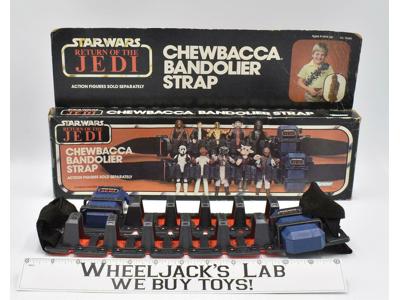 Chewbacca Bandolier Strap W/Box ROTJ 1983 Star Wars Vintage Kenner Action Figure