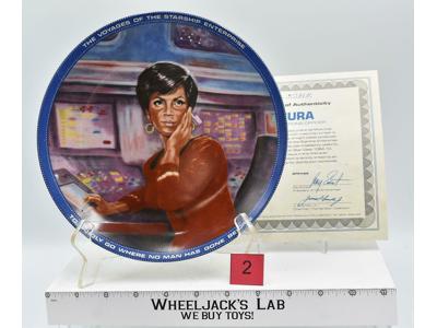 Uhura Lieutenant Collector Plate #2 Star Trek 1983 Ernst