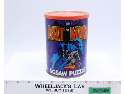 Batman Jigsaw Puzzle 81 Big Pieces W/Container 100% Complete APC 1973 Vintage