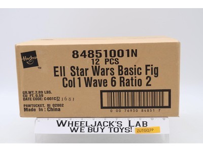 Star Wars 12-Pc Action Figure Assortment #1 Case No. 84851001N Hasbro NEW SEALED