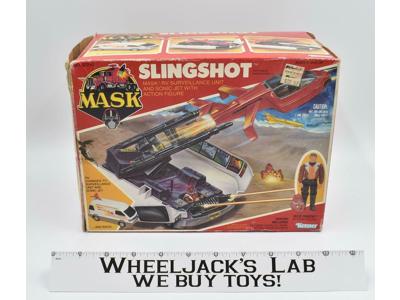Slingshot W/Ace Riker 100% Complete W/Box M.A.S.K. 1985 Kenner Action Figure