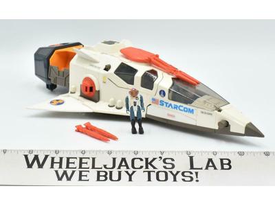 Starmax Bomber W/Bench Troop Carrier 100% Complete Starcom 1986 Coleco Playset